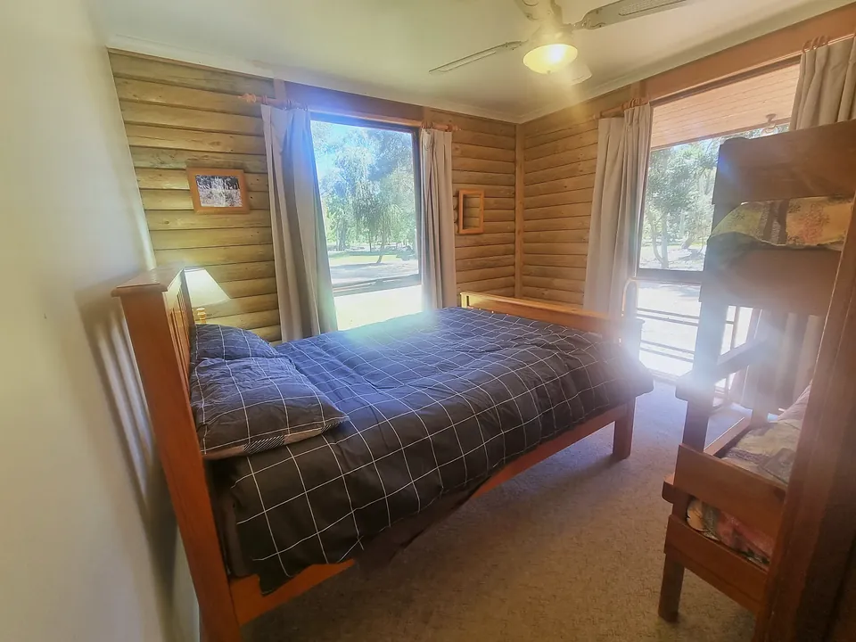 Bedroom double window