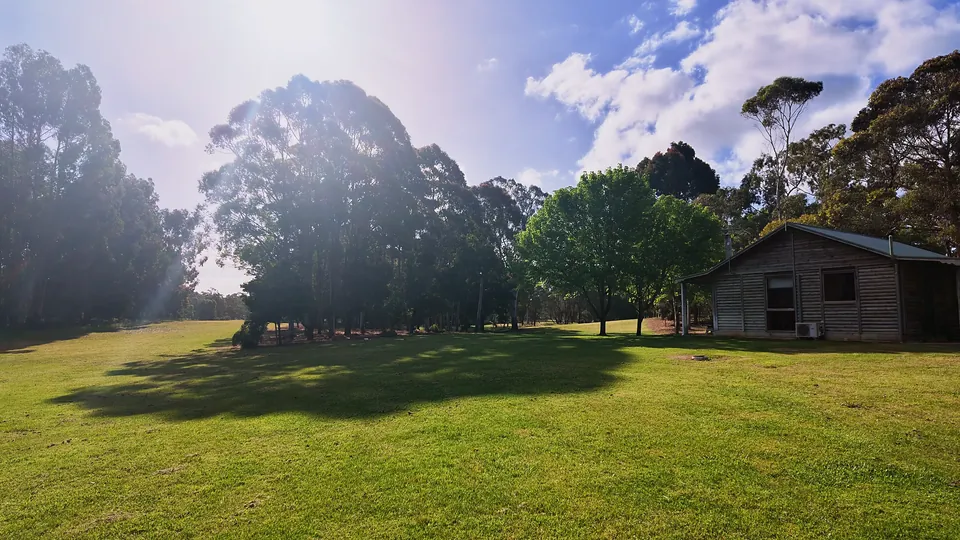 Cabin lawn sun
