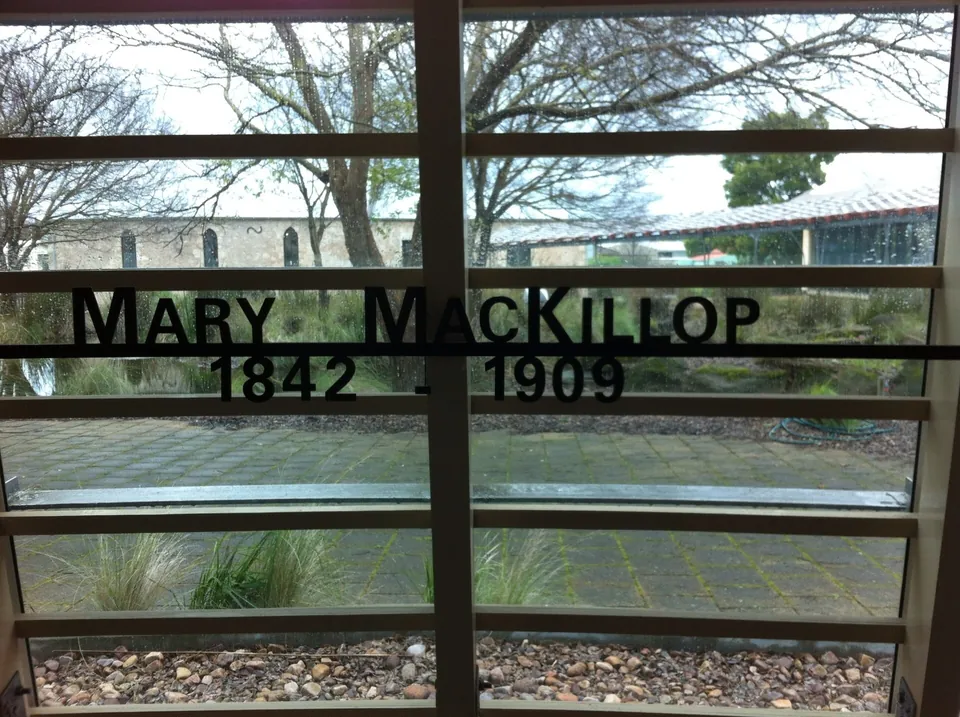 Mary MacKillop memorial at the shrine in Penola